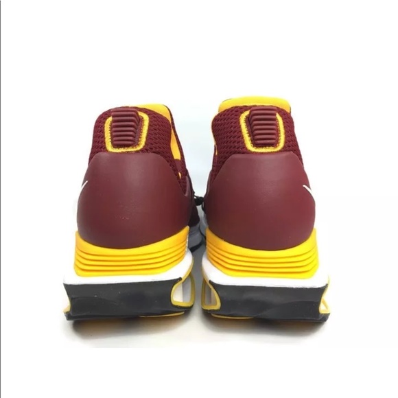 Nike Shox Gravity Red White Gold Running Shoes - Picture 7 of 8